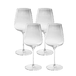 KURLAND KPM Rotweinglas, 4er Set